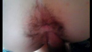 Hairy ass great pussy