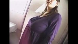 Lives.pornlea.com Pregnant asian with big fat tits