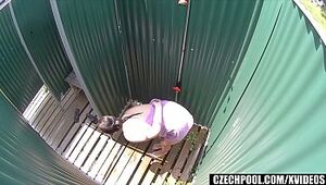 Public Spycam Caught Girl in Shower
